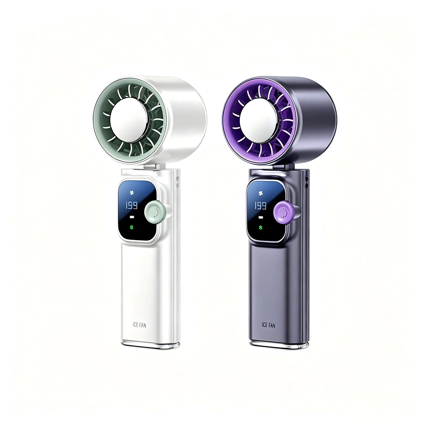 199-Level Precision Wind Control Cordless Portable Cooling Fan - Foldable, Adjustable, Automatic Settings for Enhanced Airflow, Ideal for Summer Travel and Outdoor Use