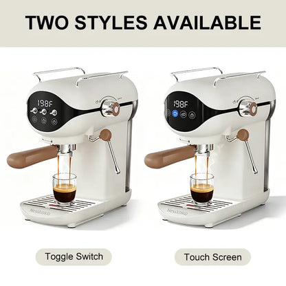 Professional 20-Bar Espresso Machine, Cappuccino Coffee Machines with Steam Frother for Home Use, Coffee Brewer