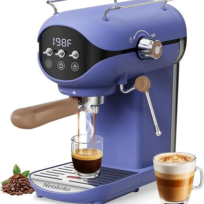 Professional 20-Bar Espresso Machine, Cappuccino Coffee Machines with Steam Frother for Home Use, Coffee Brewer