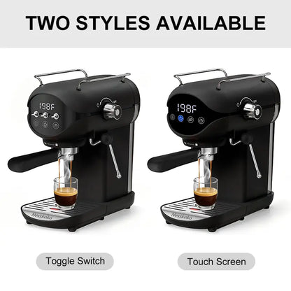 Professional 20-Bar Espresso Machine, Cappuccino Coffee Machines with Steam Frother for Home Use, Coffee Brewer