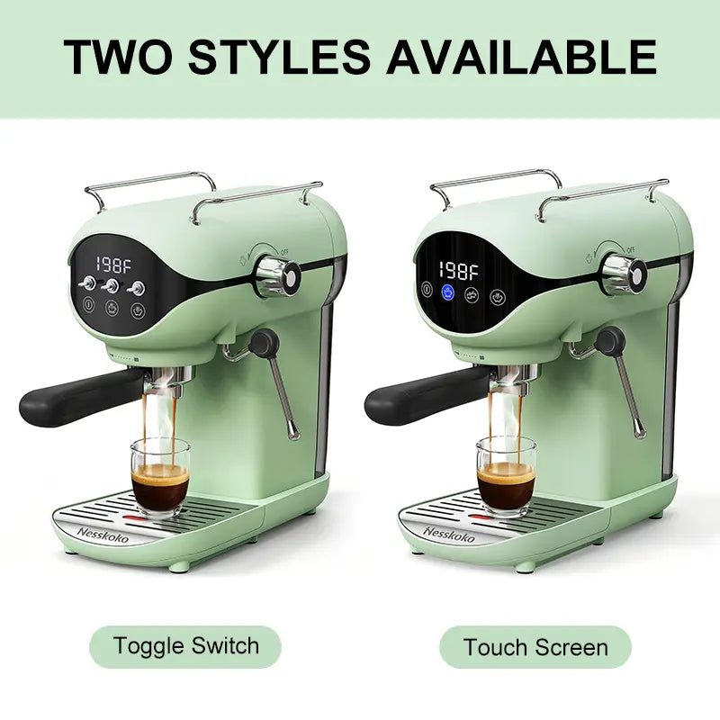 Professional 20-Bar Espresso Machine, Cappuccino Coffee Machines with Steam Frother for Home Use, Coffee Brewer