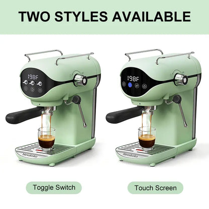 Professional 20-Bar Espresso Machine, Cappuccino Coffee Machines with Steam Frother for Home Use, Coffee Brewer