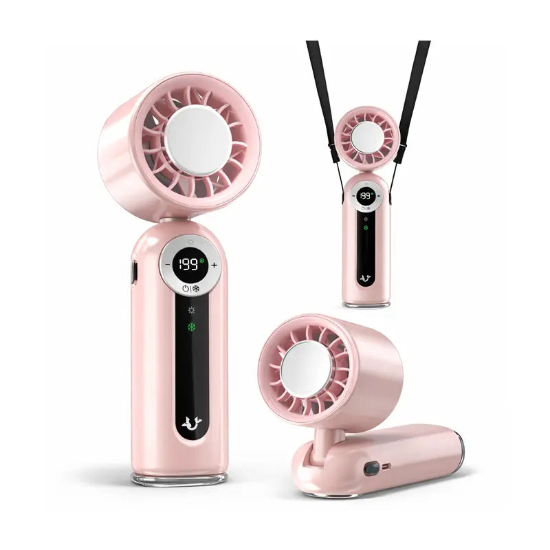 199-Level Precision Wind Control Cordless Portable Cooling Fan - Foldable, Adjustable, Automatic Settings for Enhanced Airflow, Ideal for Summer Travel and Outdoor Use