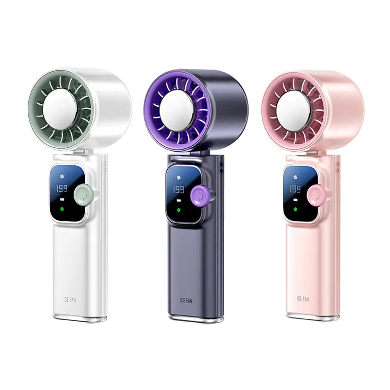 199-Level Precision Wind Control Cordless Portable Cooling Fan - Foldable, Adjustable, Automatic Settings for Enhanced Airflow, Ideal for Summer Travel and Outdoor Use